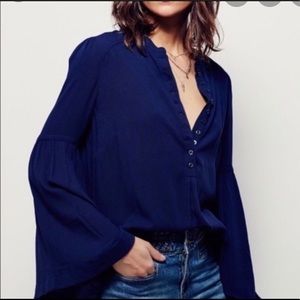 Free People // Easy Girl Bell Sleeve Top